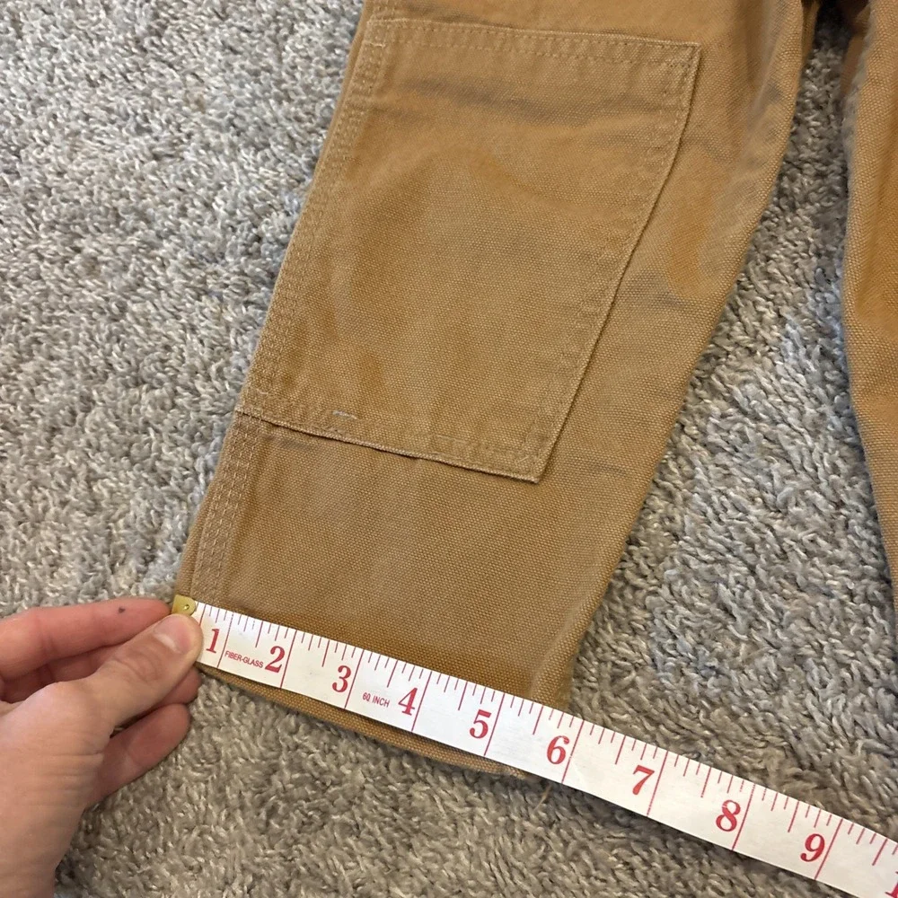 Carhartt Toddler Brown Duck Bib Overalls  Y36 BRN Double Knee 2T (2 Toddler)